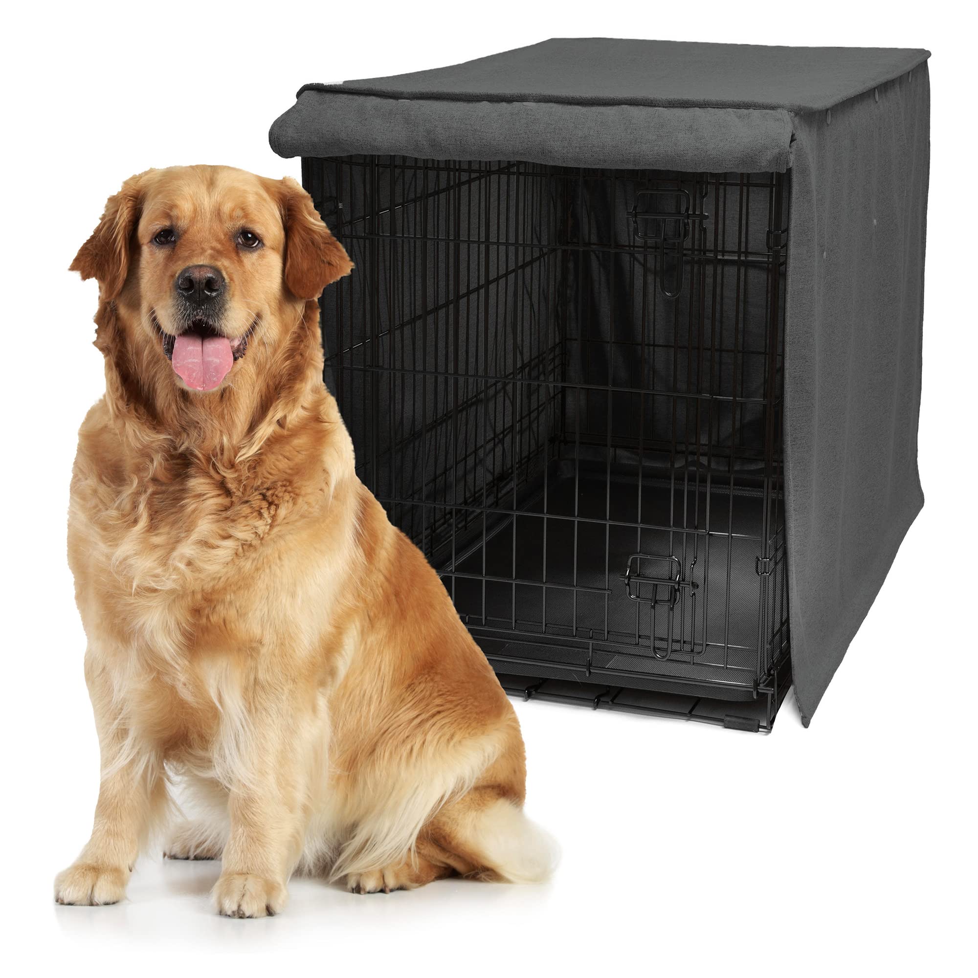 Blackout Dog Crate Cover 42" | Anxiety-Reducing Crate Cover for Dogs